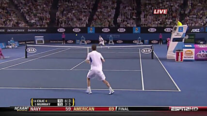 Murray vs Cilic Australian Open 2010 Sf Highlights720p