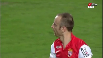 Бербатов с гол за Монако срещу Ланс