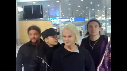 The Rasmus от летището