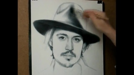 Бърза Рисунка на Johnny Depp 