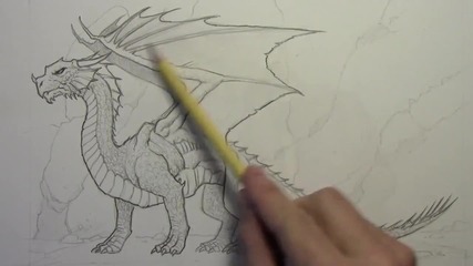 Еха,този нарисува дракон,определено има талант