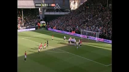 Hargreaves 0:1 - Fulham Vs Man Utd