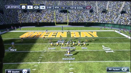 E3 2011: Madden Nfl 12 - Steelers Vs Packers Gameplay