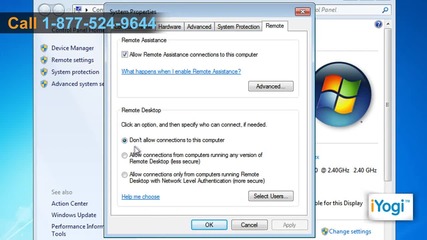 Enable Windows 7 remote desktop 