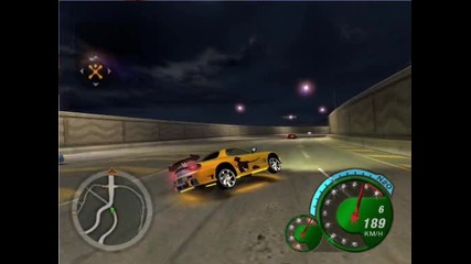 Need For Speed U2 - Free Run Side Wheelie 