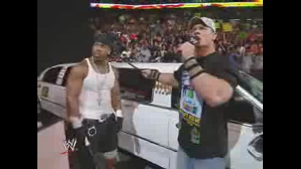 John Cena и Cryme Tyme чупят колата на Jbl
