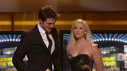 Robert Pattinson & Reese Witherspoon Present at the Acm 4/3/2011 