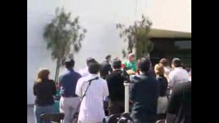Tony Kanaan Makes An Entrance
