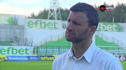 Костадин Ангелов: Не бива да залитаме по тази победа