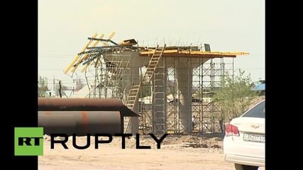 19 ранени в Казахстан след срутването на мост на магистрала
