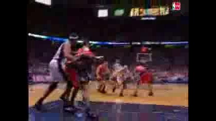 Mikki Moore Hammers It Down Off A Great