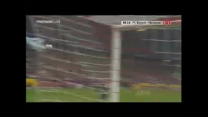 Bayern Munich Vs. Hannover 5 - 1 Demichelis Goal 07.03.2009 