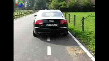 Audi S8 Accelerating