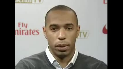 Thierry Henry Says Goodbye To Arsenal Fans