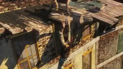 Uncharted 2 Among Thieves Rooftor Gameplay