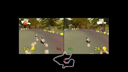 Champion Sheep Rally 2-palyer gameplay