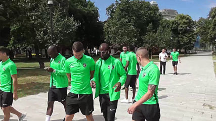 Лудогорец на разходка преди важния мач с Ференцварош