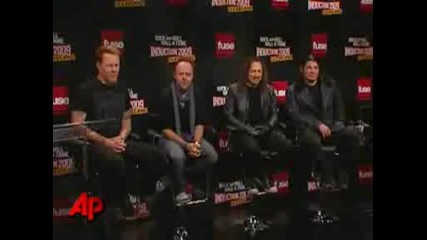 Metallica estatic on rock hall induction.avi