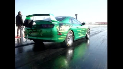Toyota Supra Hulk edition with notrous oxide