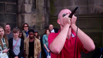 Dave Crowe Beat Boxer Royal Mile Festival Fringe Edinburgh Scotland August 21st (hd)