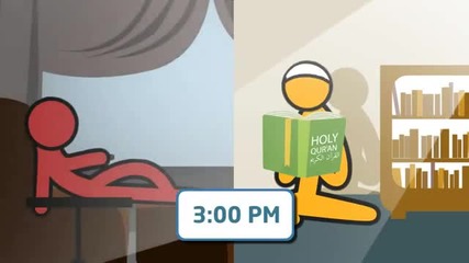 Productiveramadan Animation 11 - Ramadan is the Month of Worship Not Sleep!