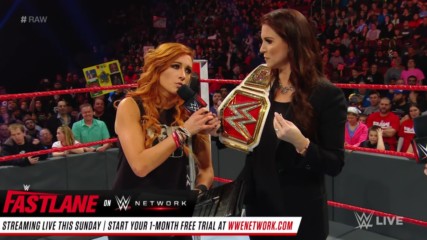 Ronda Rousey crashes Becky Lynch's Hold Harmless Agreement signing: Raw, March 4, 2019