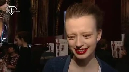 fashiontv Ftv.com - Anastasia Kuznetsova Model Talks Fall Winter 2010 - 2011 