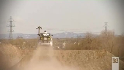 Travis Pastrana and Ken Block Freestyle Moto Rally Jump 