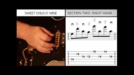 Guns N Roses - Sweet Child O Mine - Play this classic riff!! 