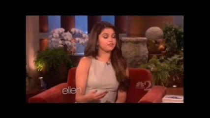 Selena Gomez on Ellen 2012 full