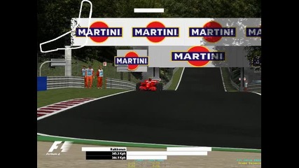 Kimi Monza 2007 Crash with Gp4