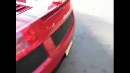 Red Lamborghini Gallardo Spyder 