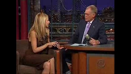 Sarah Michelle Gellar Letterman Show 2002