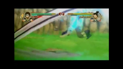 Naruto Ultimate Ninja Storm - Neji vs Shikamaru
