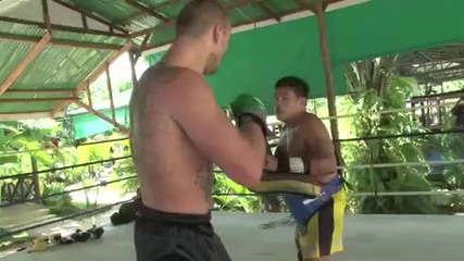 Russian Muay Thai Fighter Max Thailand training Highlight reel