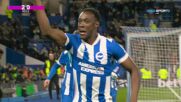 Goal by Brighton and Hove Albion