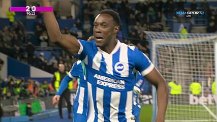 Goal by Brighton and Hove Albion