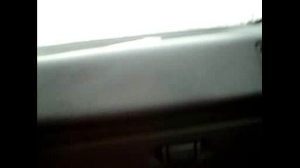 Сняг И Бтр По Пътя За Берковица