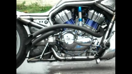 Toxic v-lux v-rod exhaust pipes