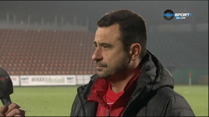 Мнението на Петър Пашев след равенството 0:0 между Литекс и Локомотив Пловдив