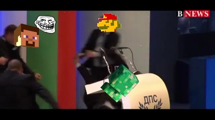 Покушението над Ахмед Доган Minecraft Style