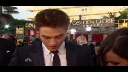 Robert Pattinson - Golden Globes Interview 2011