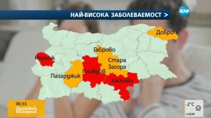 Грипна епидемия в четири общини