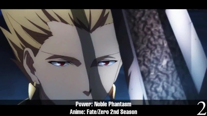 Top 5 Anime Powers of 2012