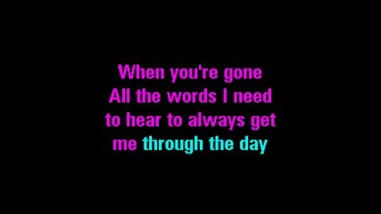 Avril Lavigne - When Your Gone