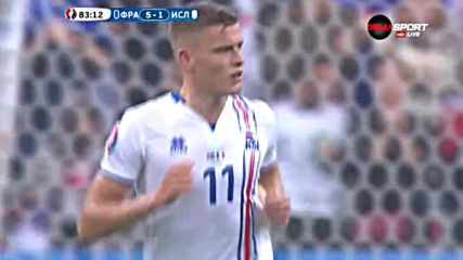 Бярнасон намали срещу Франция - 5:2