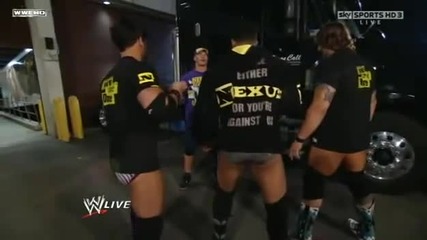 John Cena attacks Nexus Back Stage - 29.11.2010 
