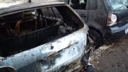 Две коли горяха през нощта в Благоевград
