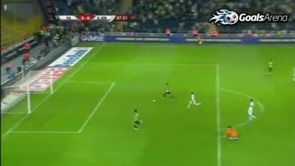Fenerbahce 3 - 0 Genclerbirligi 02.10.2010 Goal Andre Santos 3 - 0 