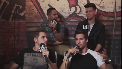 Big Time Rush on puppies & platypuses